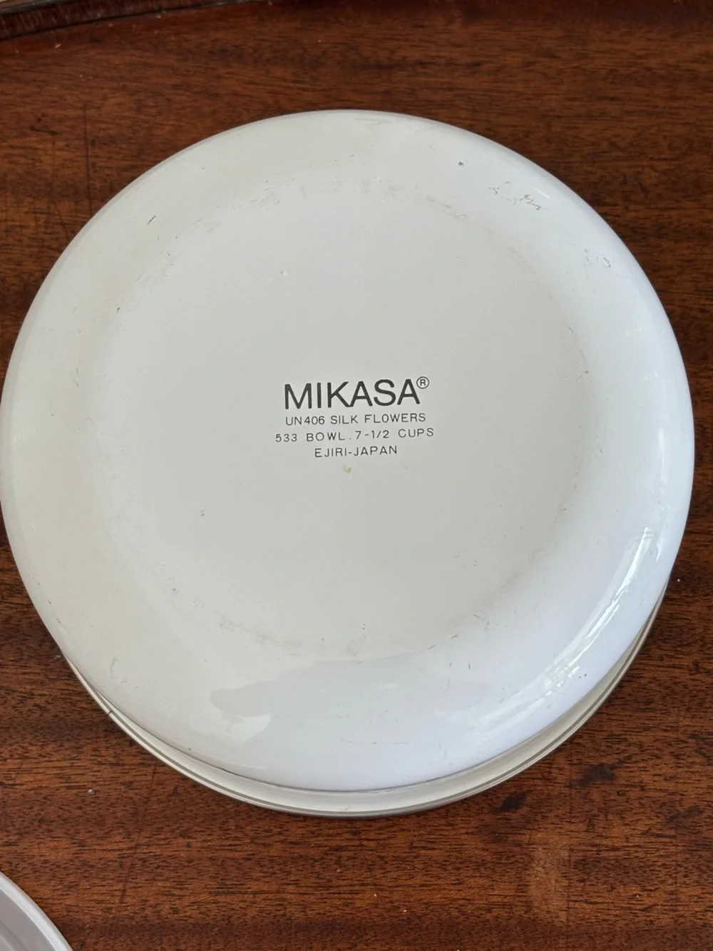 Vintage Mikasa Silk Flowers 3 Piece Metal Nesting Bowls/Lids Pink/Green Floral